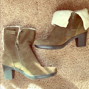 New Clark’s Green Booties